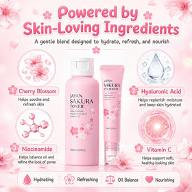 MrCuvaryas Japan Sakura Serum provides deep hydration and smooth texture.