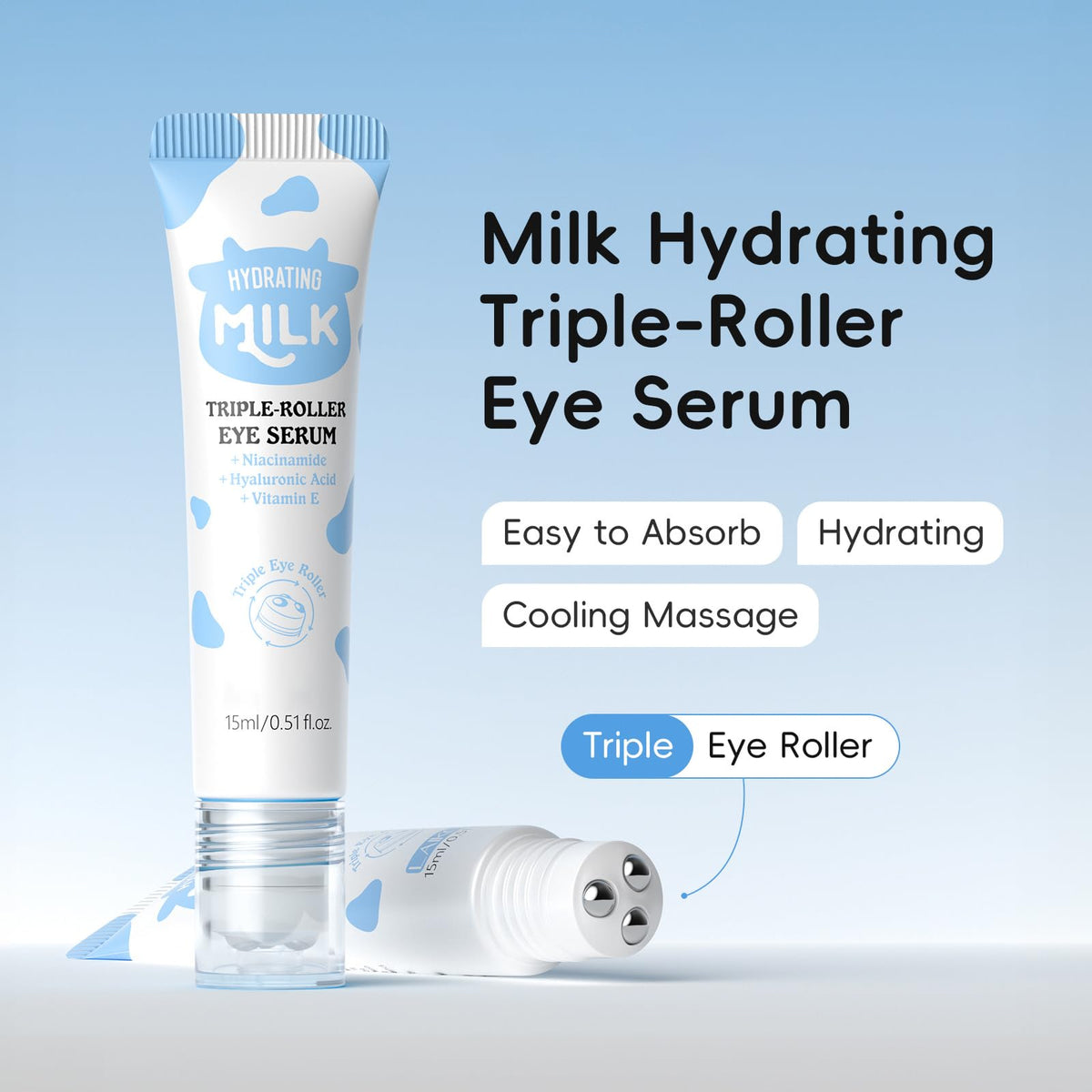 MrCuvaryas Milk Eye Cream tube – hydrates the delicate under-eye area.