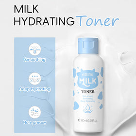 MrCuvaryas Milk Toner bottle – refreshing balance after cleansing.