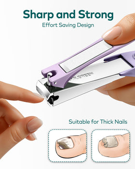 MR.GREEN nail clippers sliding disposal makes cleanup fast and easy