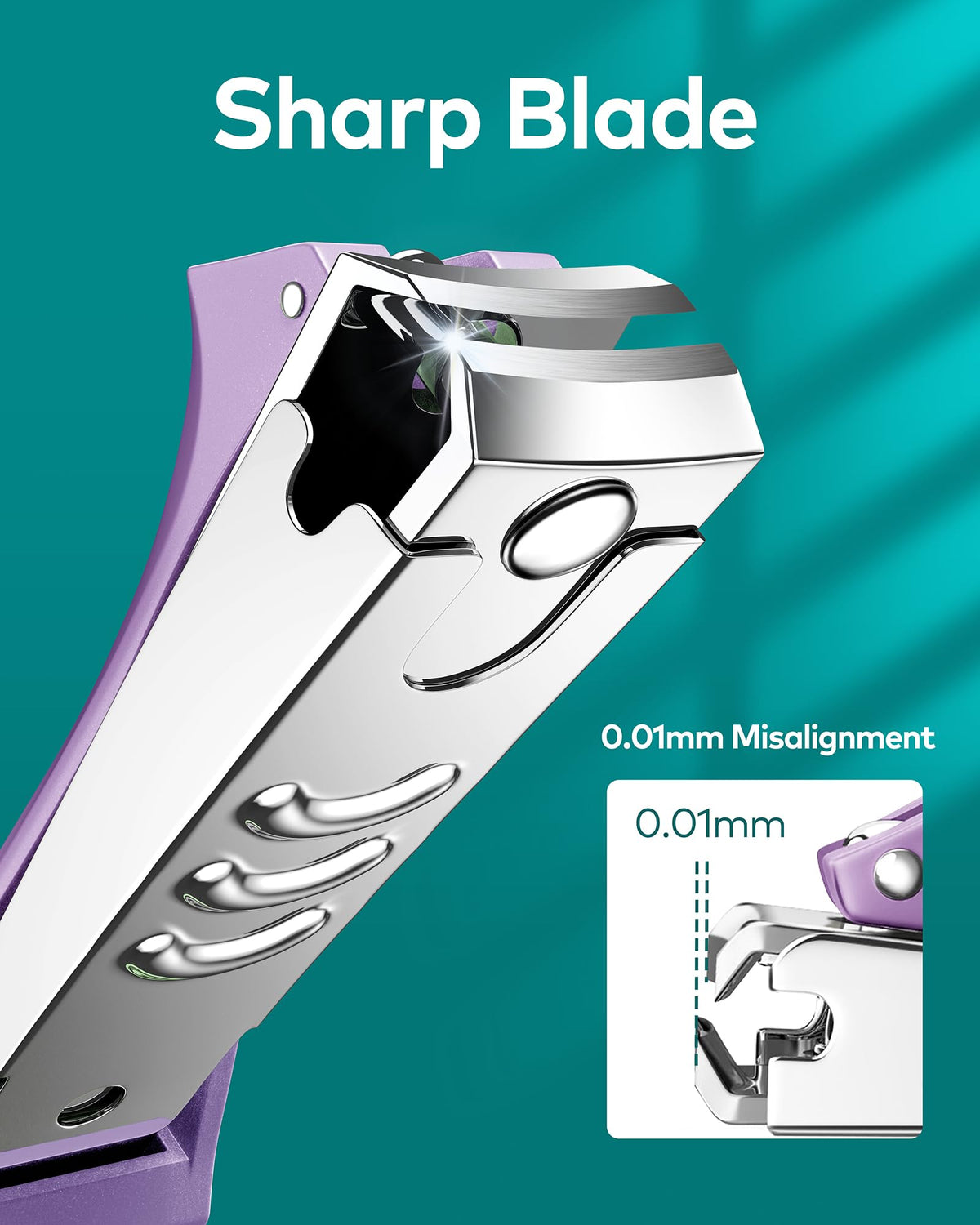 MR.GREEN nail clippers stainless steel construction for durable, long lasting use
