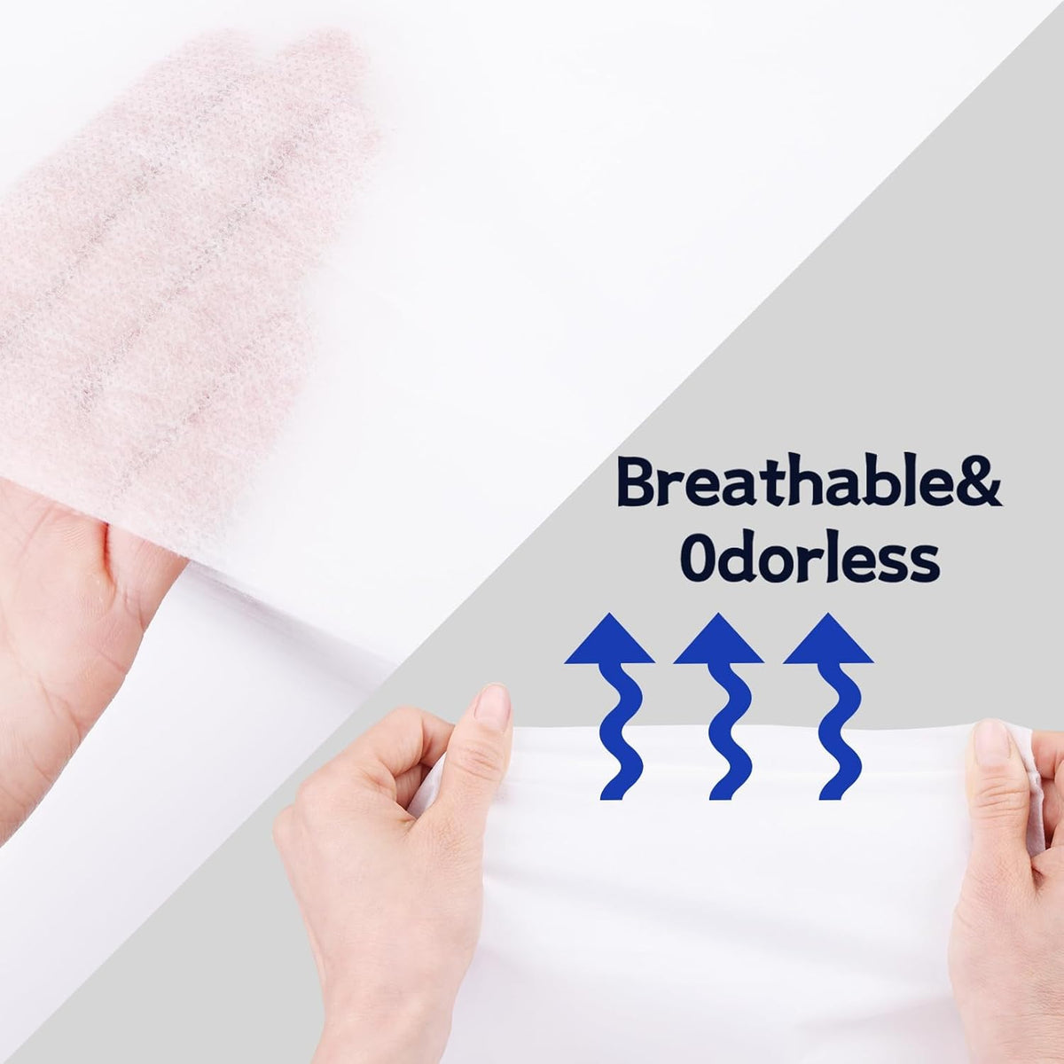 MRJ White sheet folded for travel, illustrating compact storage and portability.