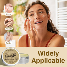 MROUVIK winter skincare routine with honey-scented tallow cream.