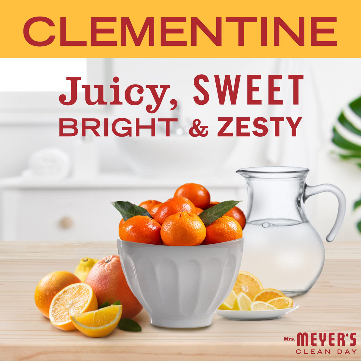 Creamy lather from Mrs. Meyer's Clementine bar soap on skin.