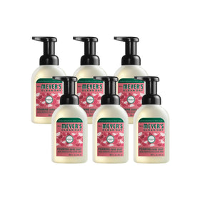 Mrs. Meyer's Clean Day Watermelon foaming hand soap bottle for refreshing handwashing.