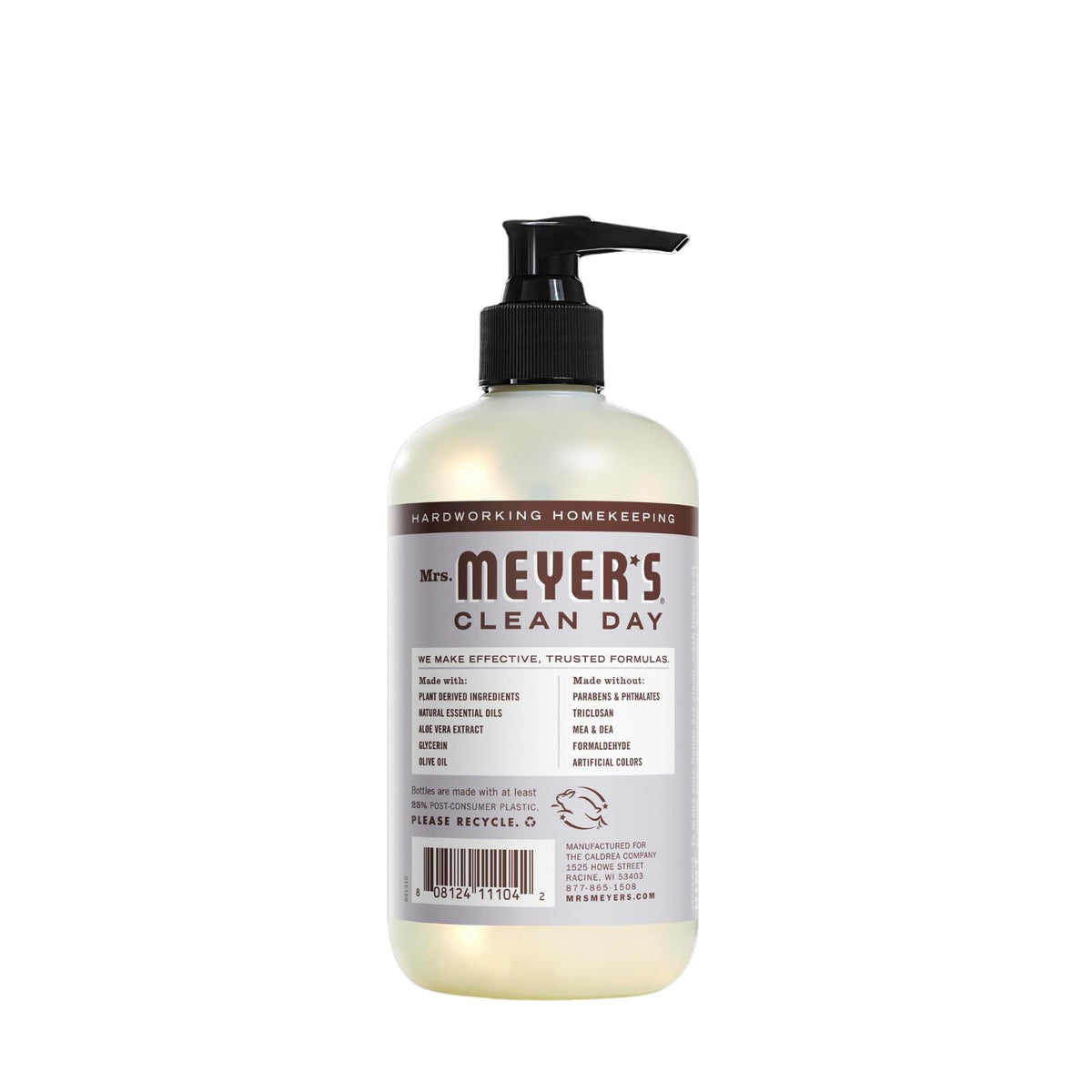 Lavender bottle adds calming, spa-like ambiance to hand washing.