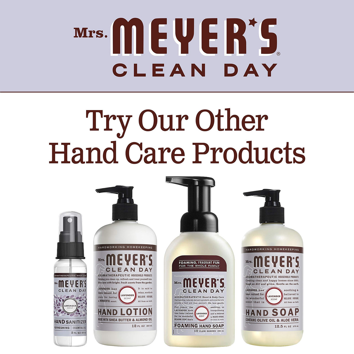 6-pack lavender scent refill bottle ideal for busy households.