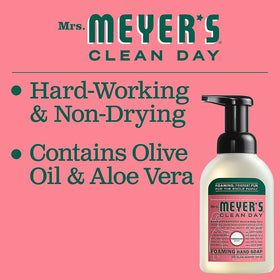 Sinkside kitchen scene with watermelon-scented Mrs. Meyer's bottle.