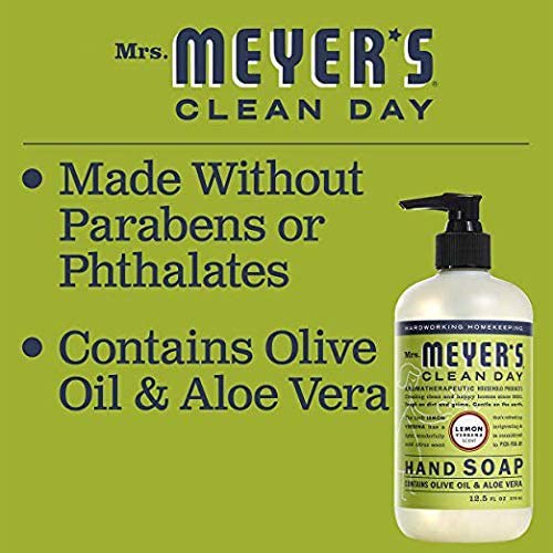 Lather on hands with Lemon Verbana soap and bright citrus scent