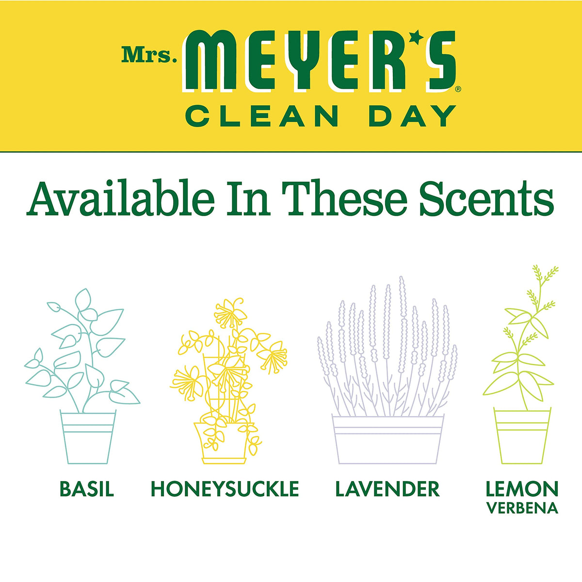 Lemon Verbena bottle delivers bright, clean hands after chores.