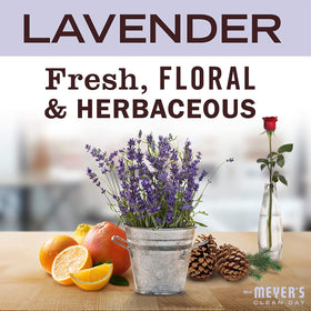 Mrs. MEYER'S Clean Day eco-friendly-packaging emphasizes recycled materials and waste reduction.