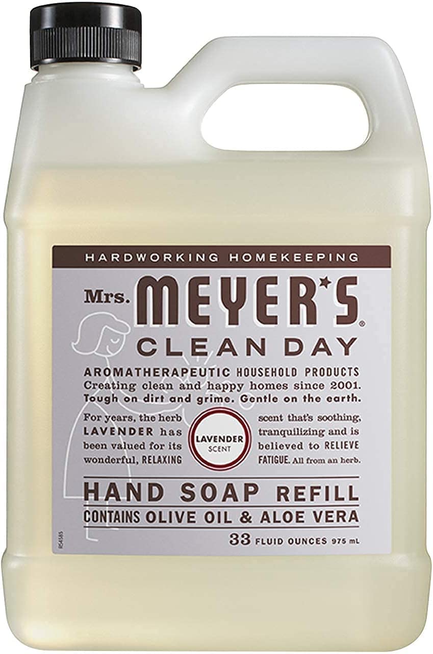 Mrs. MEYER'S Clean Day basil-refill-pack provides refreshing herbal aroma and easy refills.
