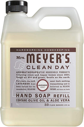 Mrs. MEYER'S Clean Day basil-refill-pack provides refreshing herbal aroma and easy refills.