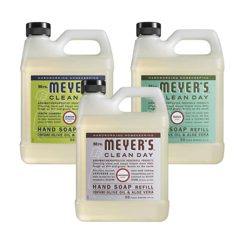 Mrs. MEYER'S Clean Day lemon-verbena-refill-pack boosts scent and reduces plastic waste.