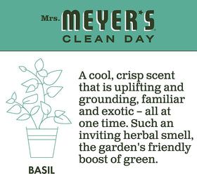 Mrs. MEYER'S Clean Day vivid-scent-layers capture citrus and botanical notes.