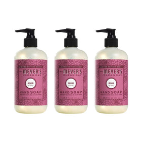 Mrs. Meyer's Clean Day Mum hand soap bottle showing the warm, floral scent for refreshing handwashing
