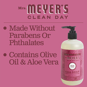 Mrs. Meyer's Clean Day Mum pack display highlighting value and scent