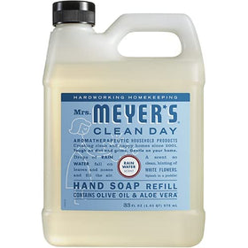 Mrs. Meyer's Plum Berry refill bottle offers vibrant aroma for hands
