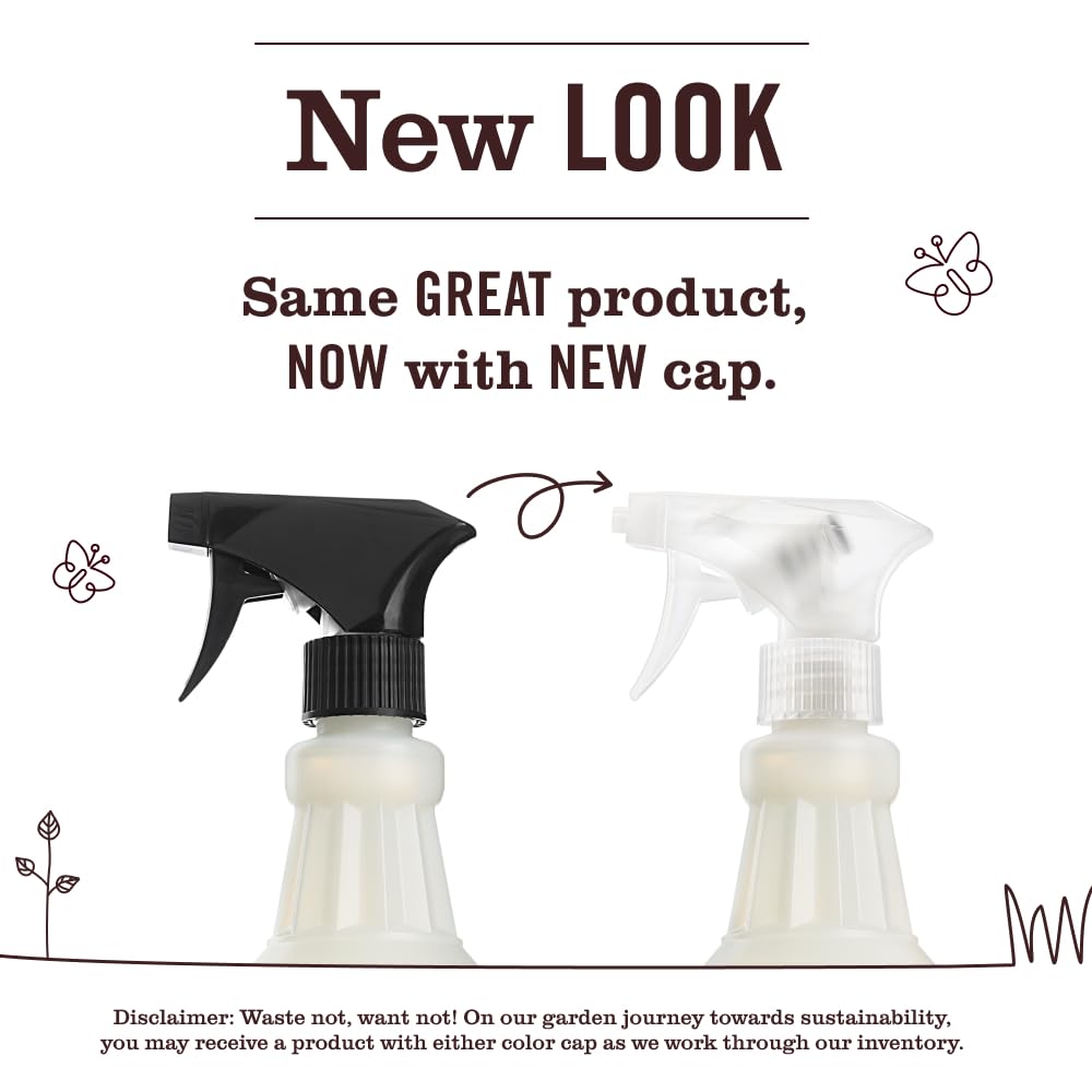 Mrs. Meyer's Tomato Vine dish soap pouring action for quick, effective dish cleaning