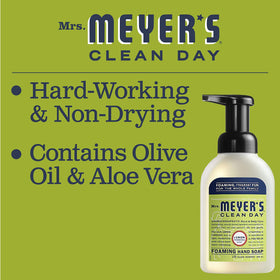 Foaming action delivers rich lather with less soap per use.