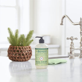 Hands washing with Snowdrop soap showing soft, hydrated skin aftermath.