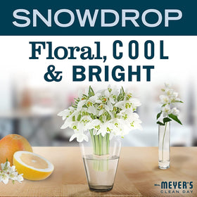 SnowDrop scent in a winter-themed bathroom setting