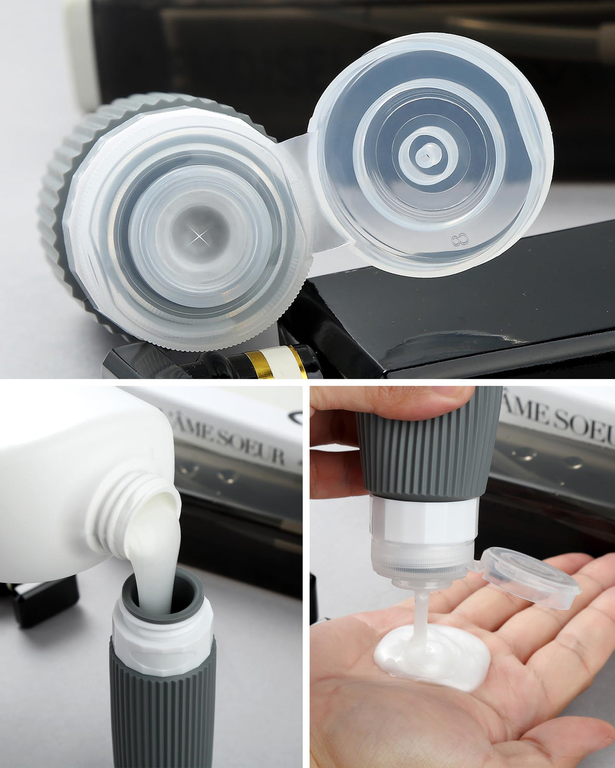 Mrsdry bottle closeup highlights smooth squeeze action for convenient use