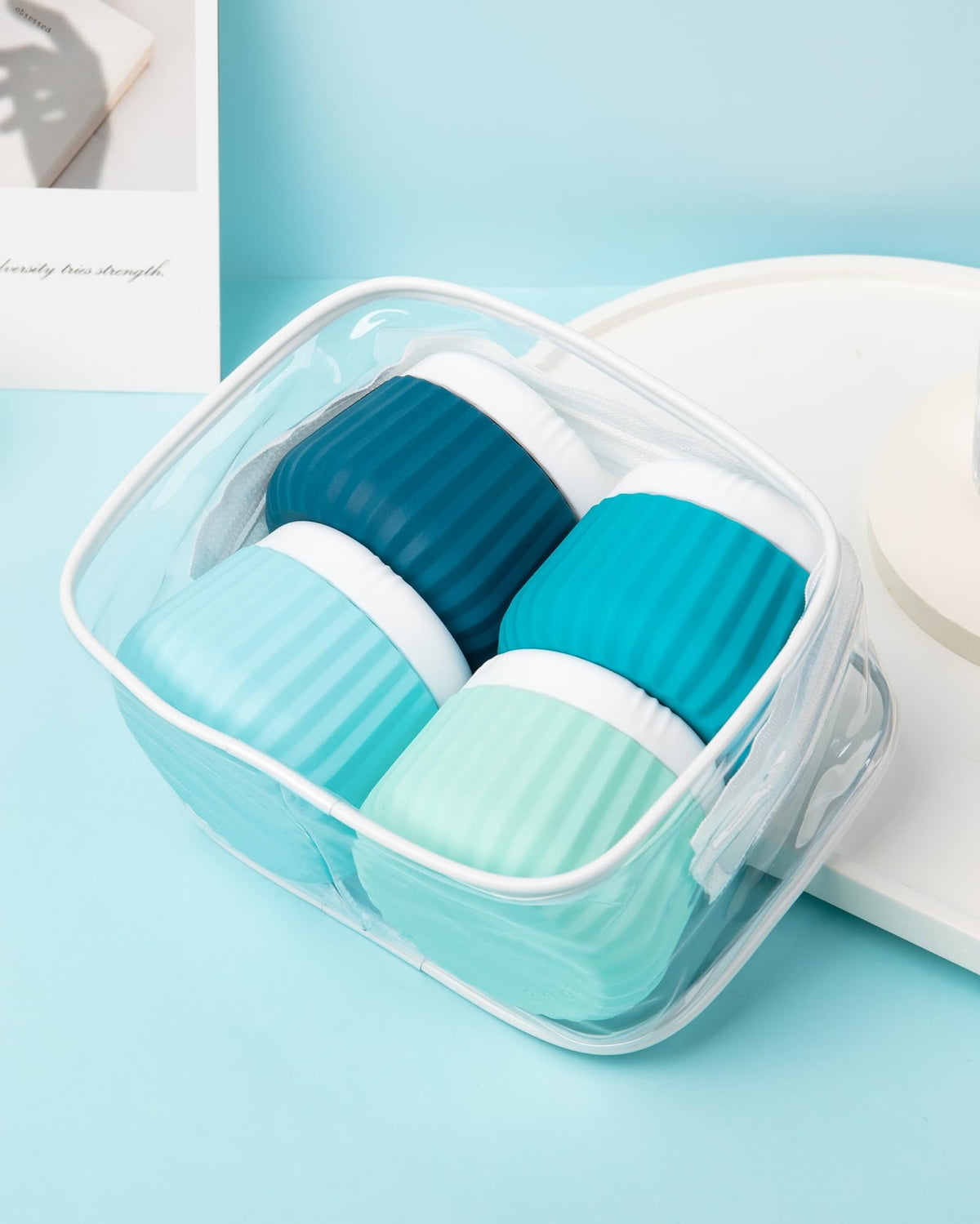 Mrsdry transparent bag lets you see contents at a glance.