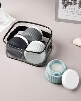 Mrsdry colorful jar-set for easy content identification