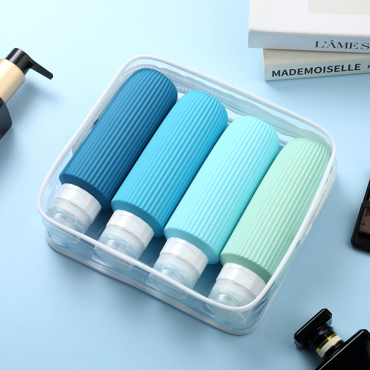 Mrsdry durable travel essentials kit keeps toiletries organized.