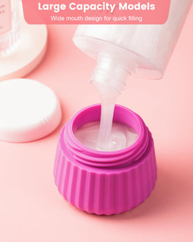 Leak-proof cylindrical jars prevent spills during travel with Mrsdry.