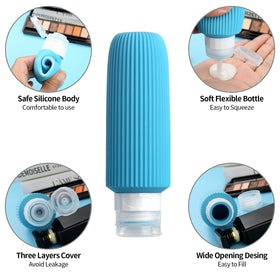 Mrsdry leak-proof travel containers shown as part of a complete kit.