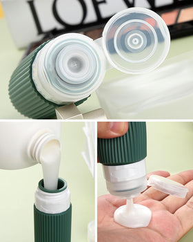 Mrsdry silicone cream jars 1oz for compact, spill-safe skincare.