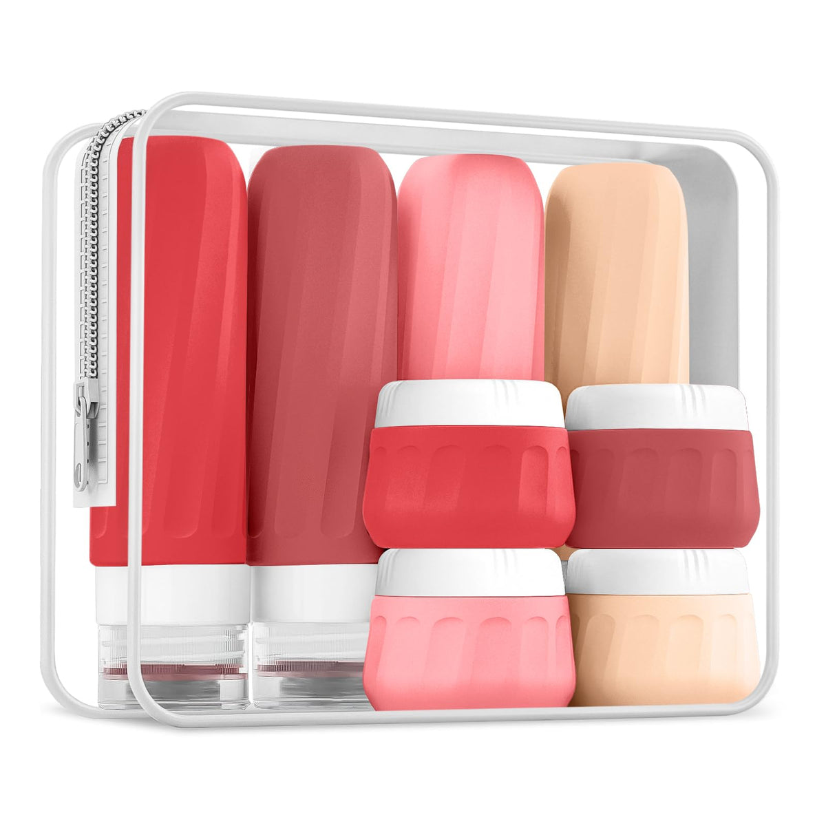 MrsDry silicone squeeze bottles 3oz for travel use