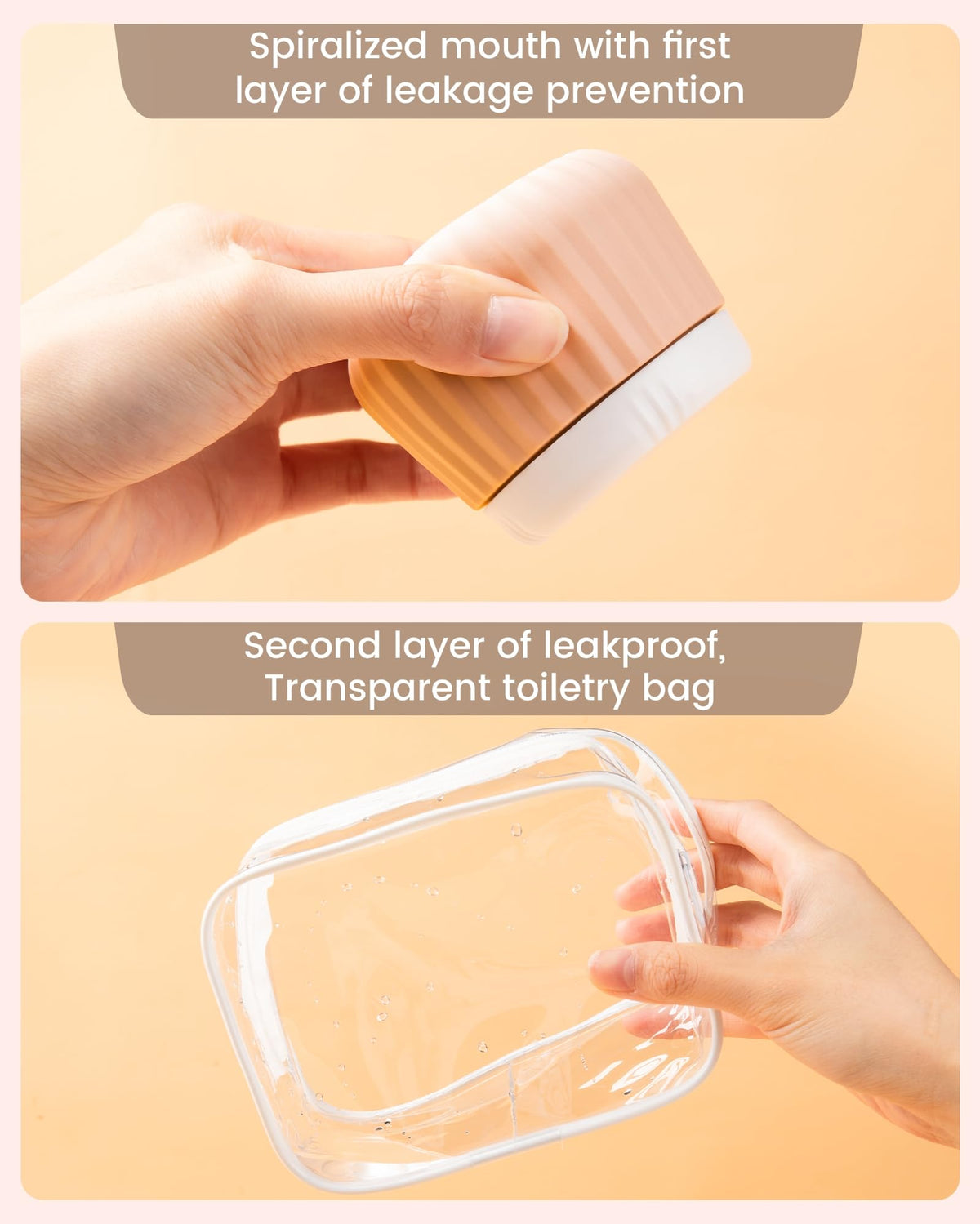 Mrsdry skincare storage on-the-go demonstrates organized, reusable containers.