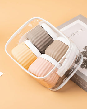 Mrsdry soft silicone body cushions contents during travel and transit.
