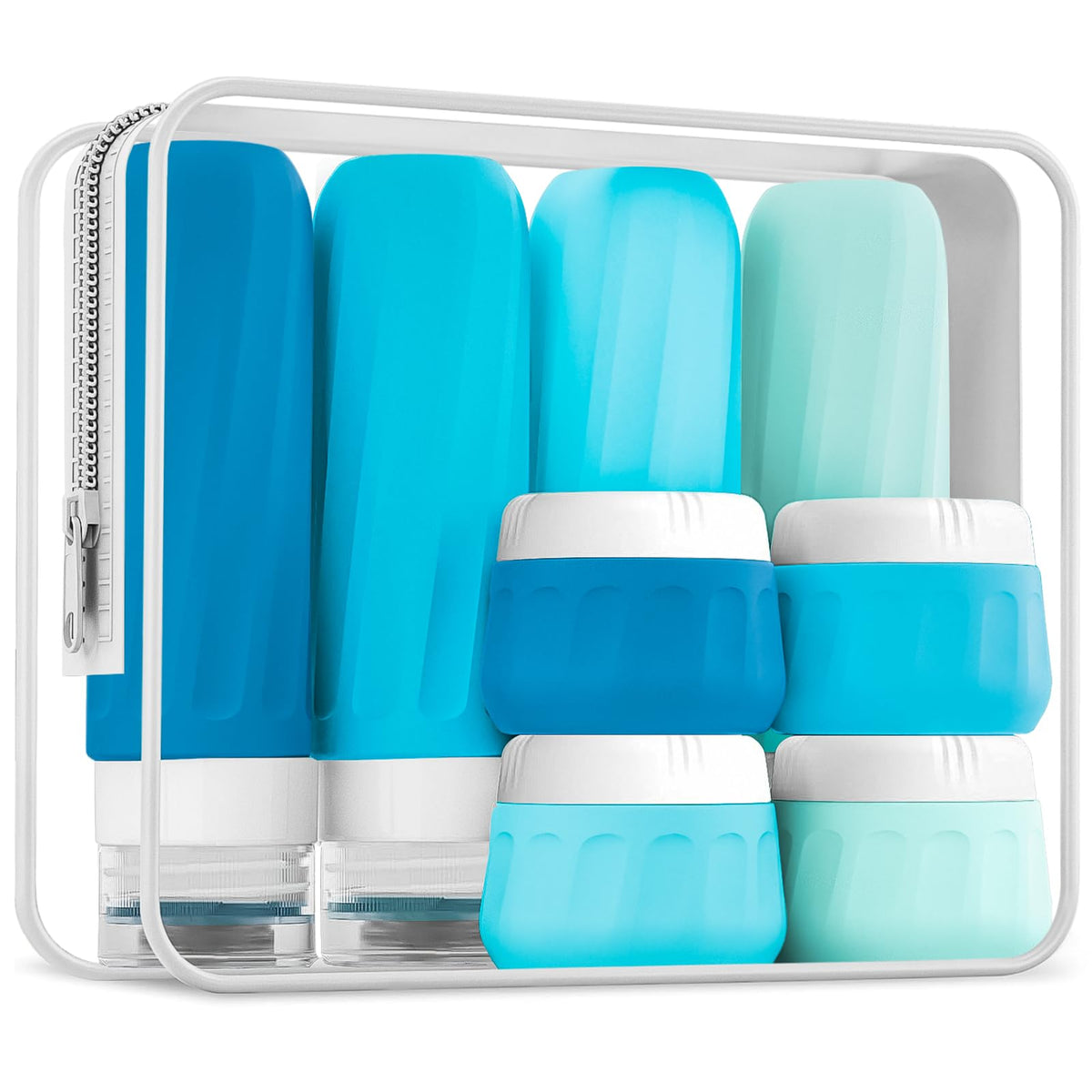 Mrsdry travel bottles 3oz set for organized on-the-go toiletries.