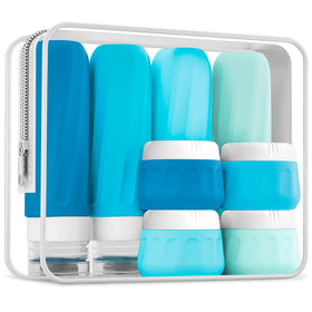 Mrsdry travel bottles 3oz set for organized on-the-go toiletries.