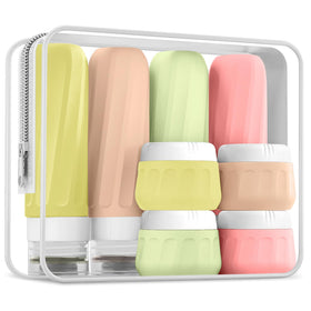 Mrsdry travel bottles 3oz shampoo bottle demonstrates leak-proof design for safe carry-on use
