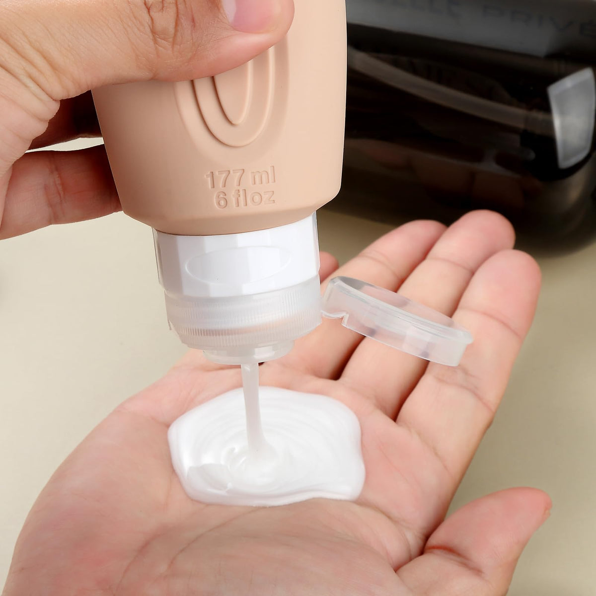 Mrsdry wide-opening bottles simplify filling and cleaning of thick liquids.