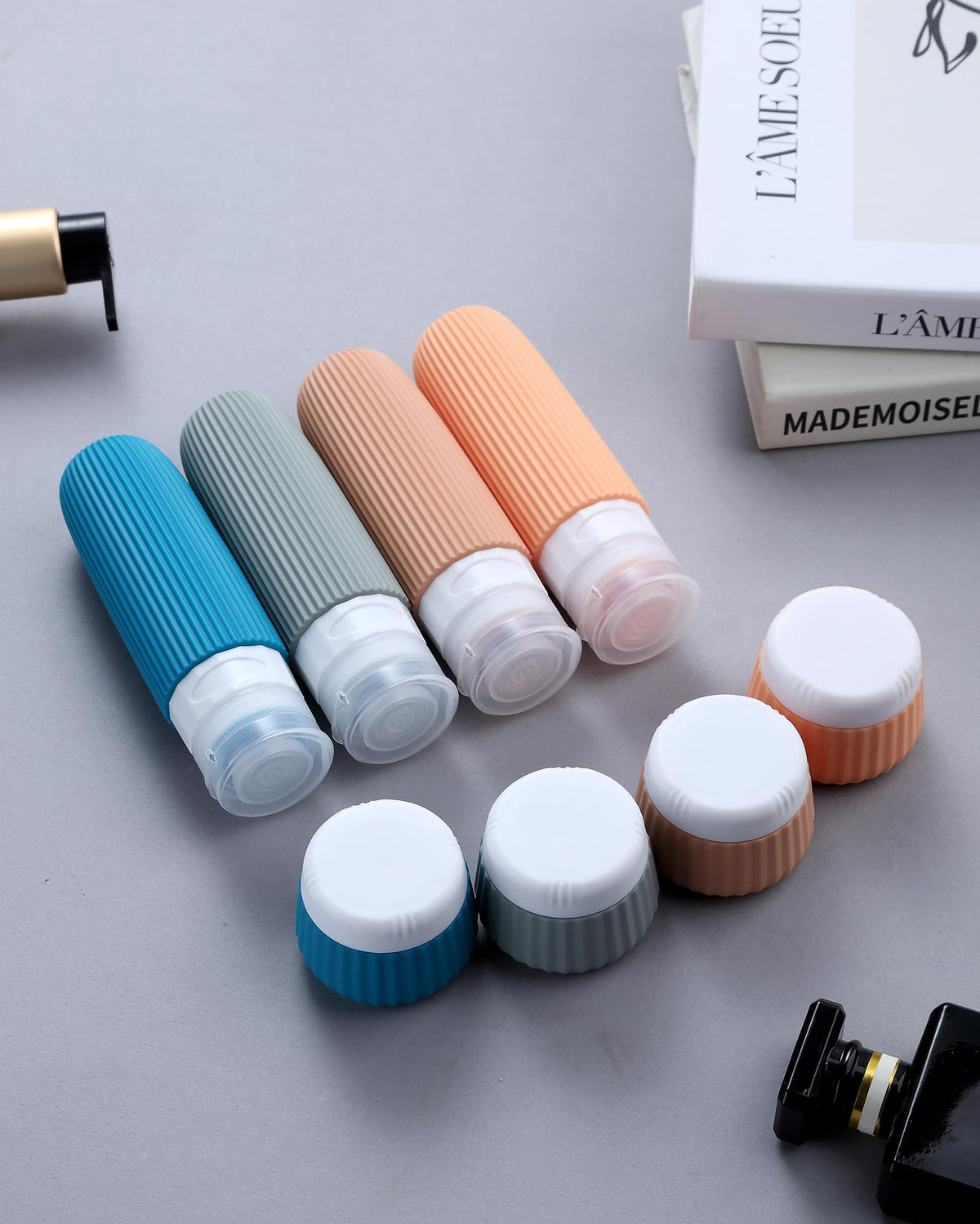 Mrsdry 3oz travel containers meet TSA carry-on size limits.