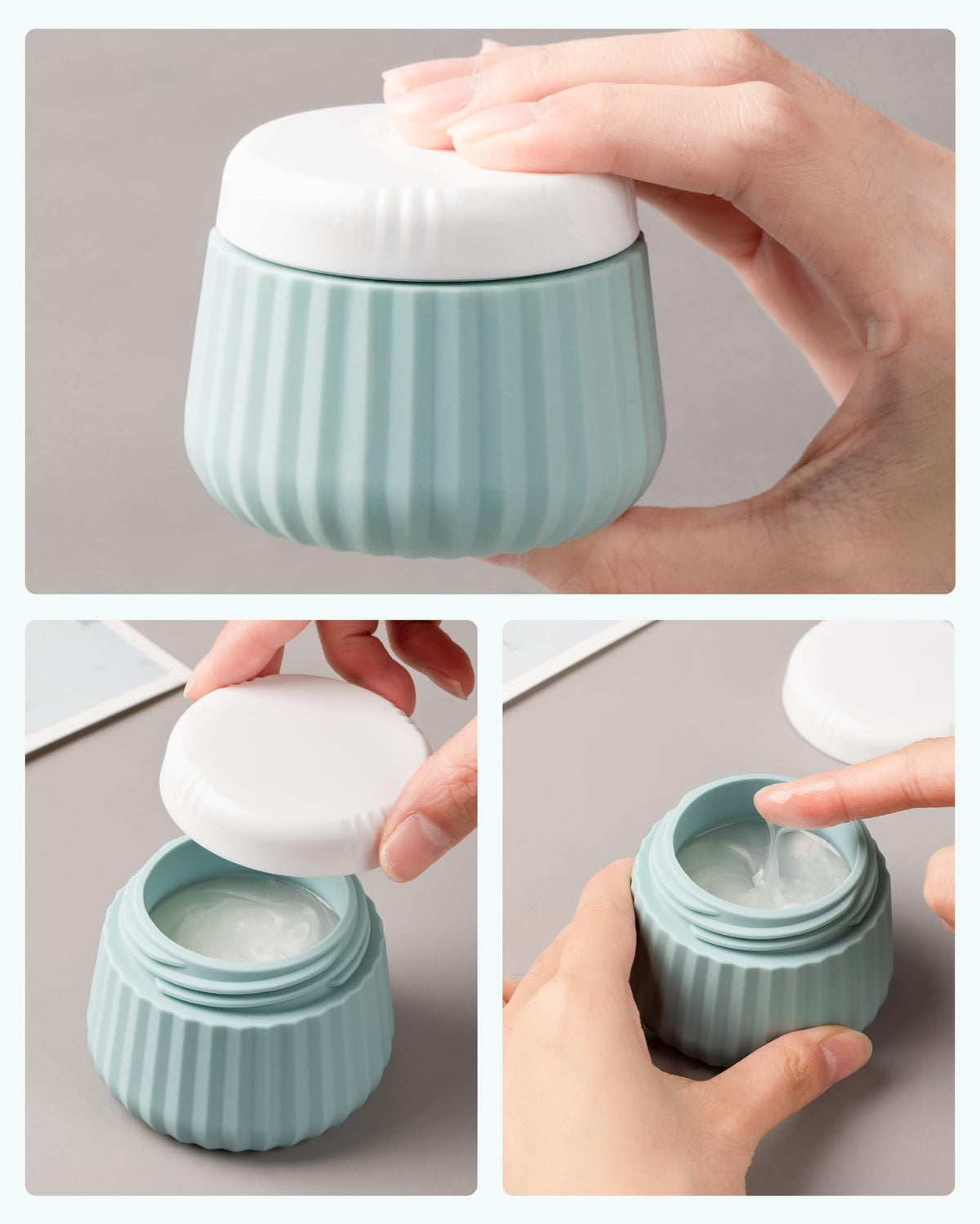 Mrsdry TSA-approved 3oz containers ready for carry-on use