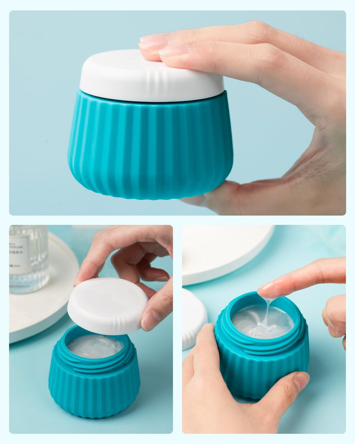 Mrsdry TSA-approved 3oz jars for compliant carry-on requirements.