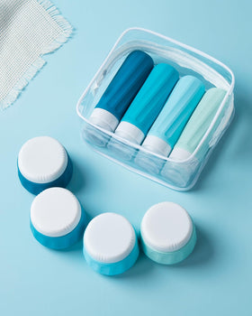 TSA-approved travel containers for carry-on use