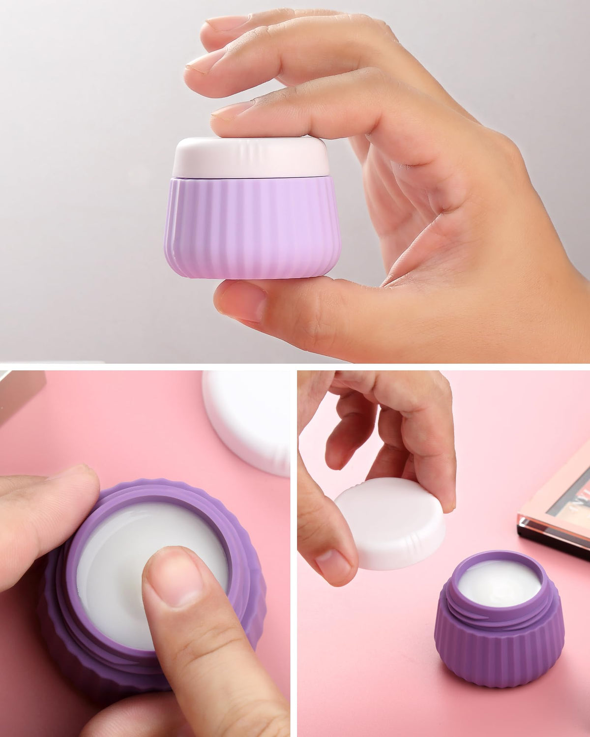Mrsdry wide-mouth travel containers for easy filling and cleaning