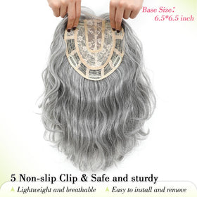Ms Taj secure clip-in system snaps in seconds for easy daily use