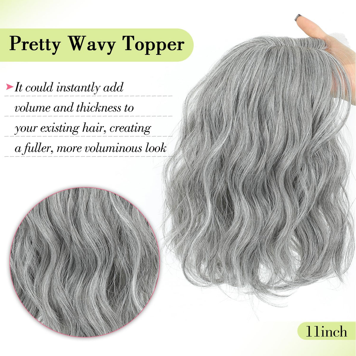 Ms Taj low-maintenance synthetic fibers resist tangling for versatile styling
