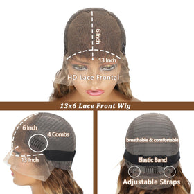 MSCLARA 220 density full wig for a thick, natural look