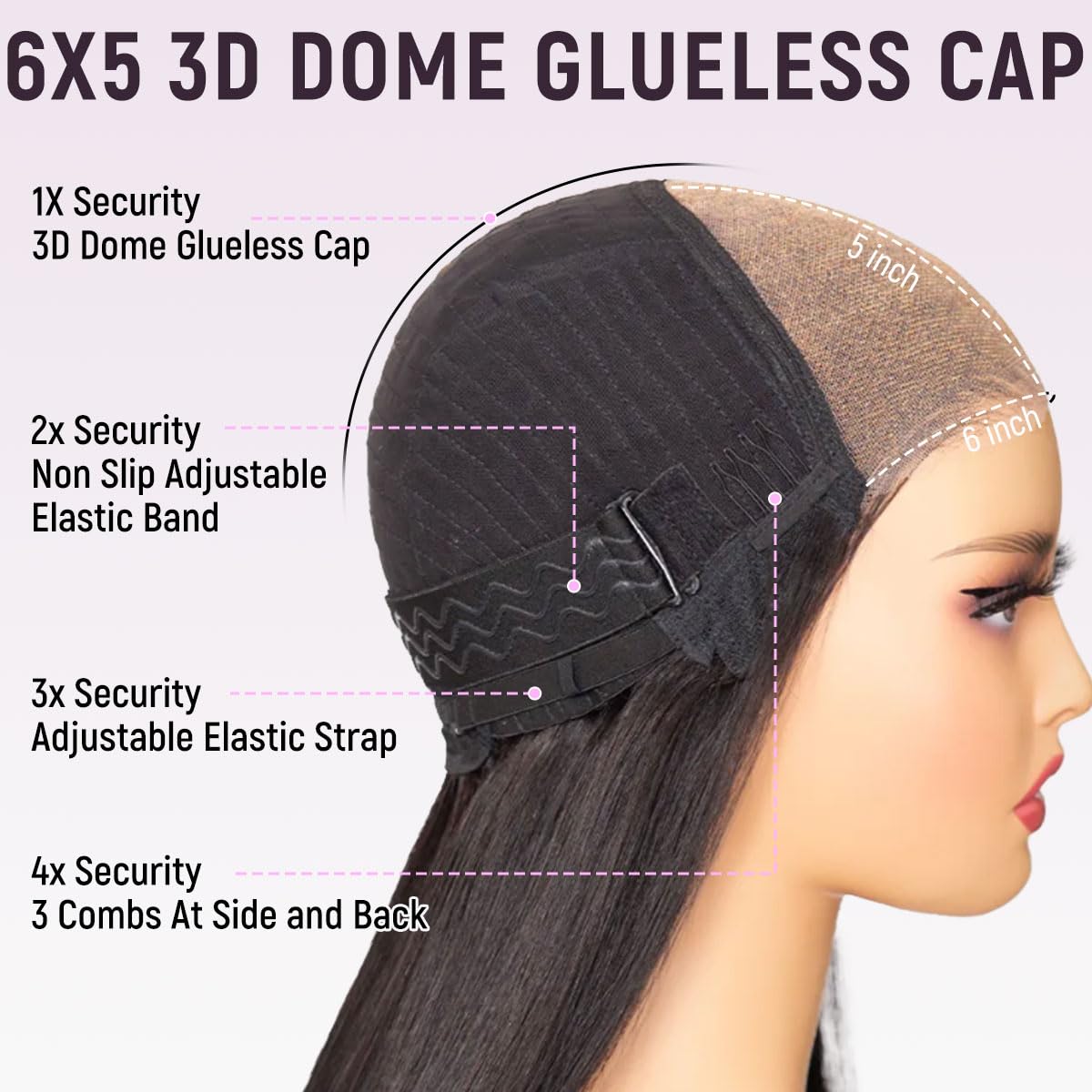mscoco glueless bob wig for quick wear and confidence.
