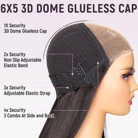 mscoco glueless bob wig for quick wear and confidence.
